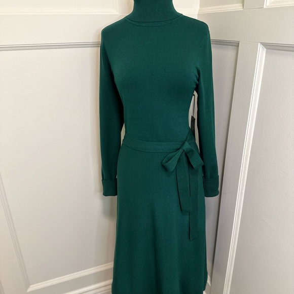New Emerald Green Vince Camuto Jersey Dress - Picture 11 of 11